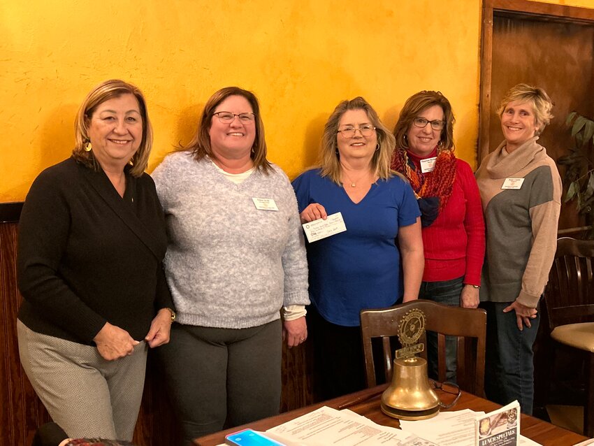 Last year's Pet Paw-rade raised funds in part to help Billy's New Hope Barn. Pictured are Georgia Solotoff, left and Dana Scott of Honesdale Rotary; Marcie Bunting, of Billy&rsquo;s New Hope Barn; Rotarian Maureen Beilman; and Honesdale Rotary co-president Bonny Cousins.