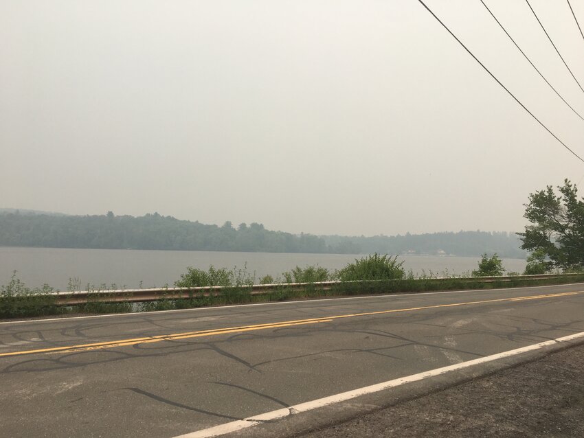 Smoke over Swan Lake, June 7.