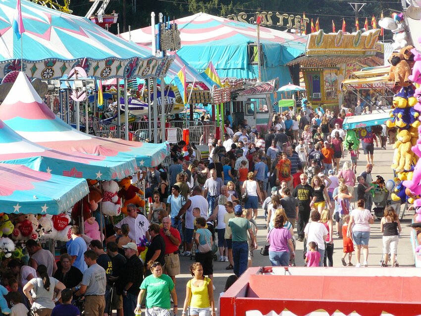 The nine-day Wayne County Fair has a packed schedule of shows, thrills, rides, games, food and of course, farm. The midway opens daily at 12 noon and stays open until 11 p.m.