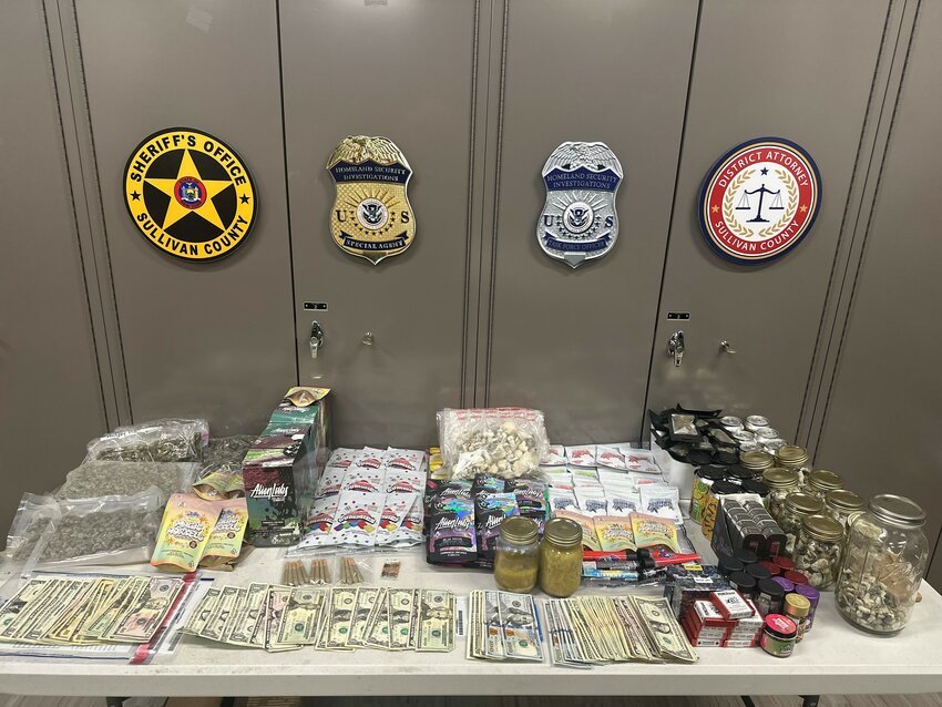 Police seized illegal drug contraband in the Town of Highland