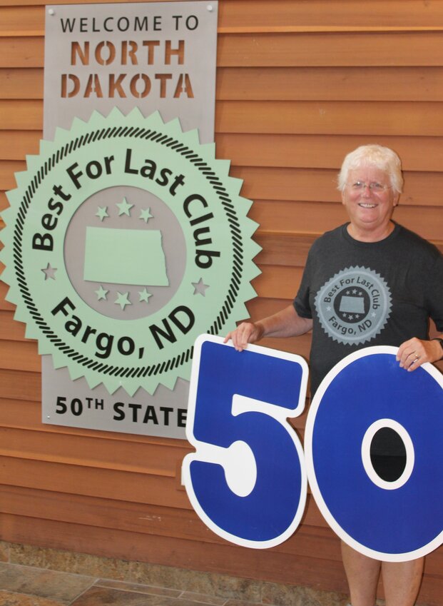 North Dakota is often the last of the 50 states people will visit, because it takes a concerted effort to do so. In recognition, it has established the &quot;Best for Last&quot; club, of which Susan Wade became an honored member.