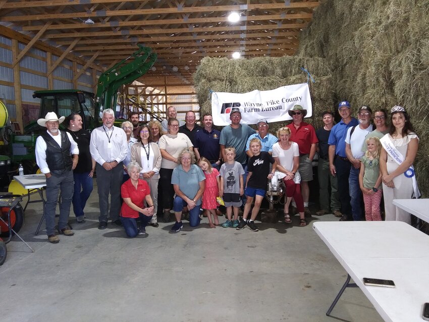 A farm tour was held at Kim and Andrew's Farm Market, giving legislators and commissioners a chance to see the market and learn about the Gadomski farm.