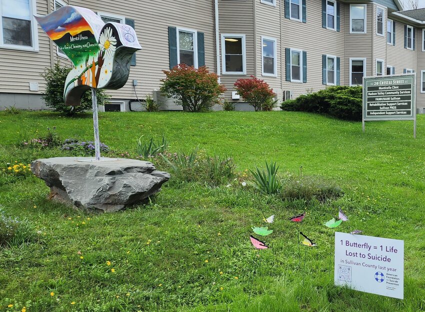 Sullivan County recognized National Suicide Prevention and Awareness Month with a butterfly display, placed in several locations in Liberty and Monticello.