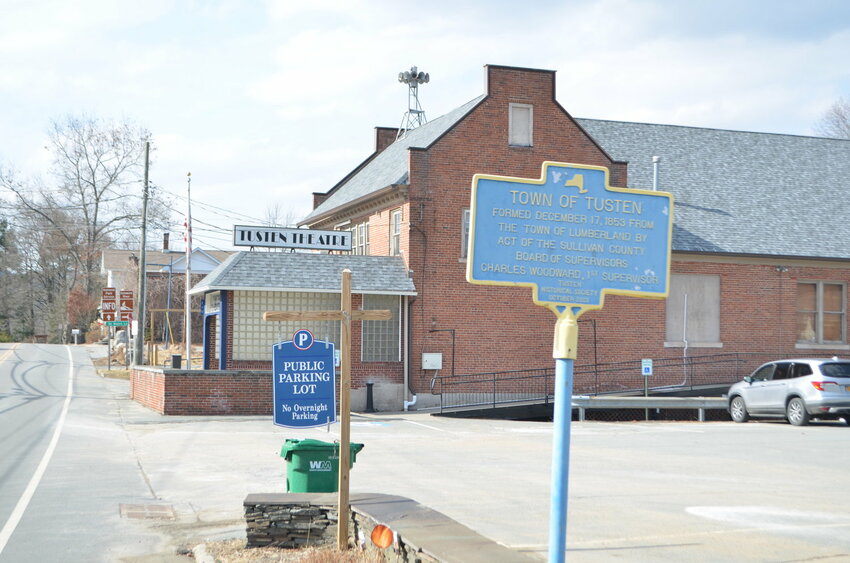 The Tusten Theatre, the building at 201 Bridge Street that currently houses Tusten's town hall.
