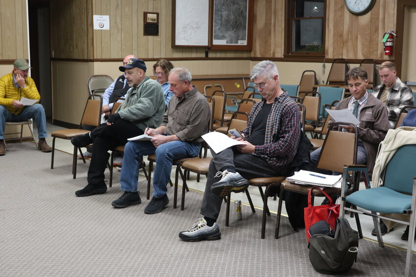 A sparse crowd of election hopefuls were in attendance at the Highland Town Board meeting on October 10.