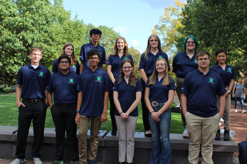 The new state project ambassadors for PA's 4-H program.