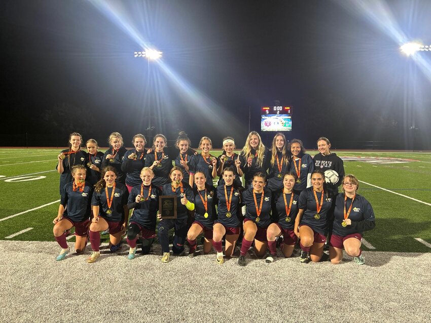 The Livingston Manor/Roscoe girls' varsity soccer team&mdash;the Section IX Class D champions.