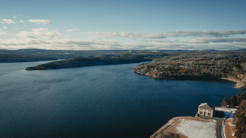 The Neversink Reservoir, owned and managed by the New York City Department of Environmental Protection