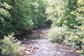 The West Branch of the Croton River, one of the quality trout streams in Putnam County.