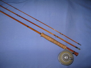 My beautifully made 8 1/2-foot Raine bamboo fly rod.