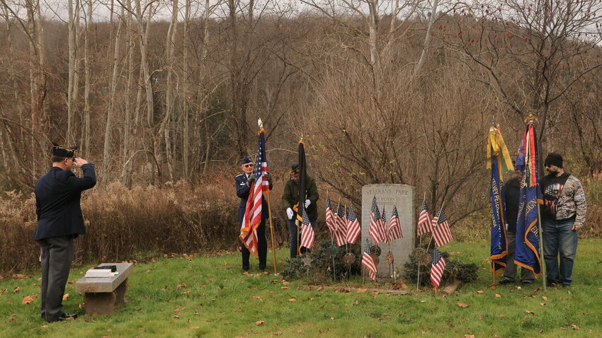 Veterans Day 2023 services in Honesdale.