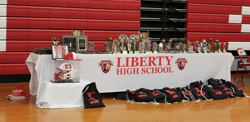 The Liberty High School Athletics Department hosted the Athletic Block &quot;L&quot; Awards banquet on June 6 in the high school gymnasium.