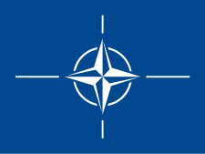 The flag of NATO