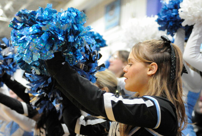Isabella Alicea was selected for the varsity cheerleading Coaches Award.