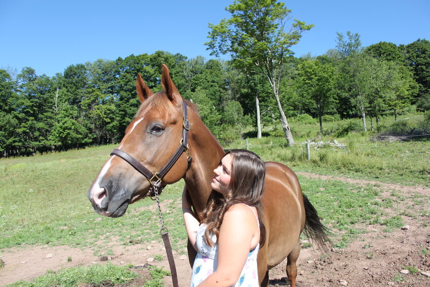 For Ryann McElroy, a 17-year-old senior at Sullivan West High School&mdash;and the granddaughter of long-time board of education member Kathy Meckle&mdash;it was &ldquo;love at second sight&rdquo; when she fell for a Quarter Horse named Burt.