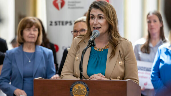 Sen. Rosemary Brown (R-40) was joined in the Capitol on Tuesday, May 6 by advocates, survivors and others urging the Pennsylvania General Assembly to pass her lifesaving legislation.