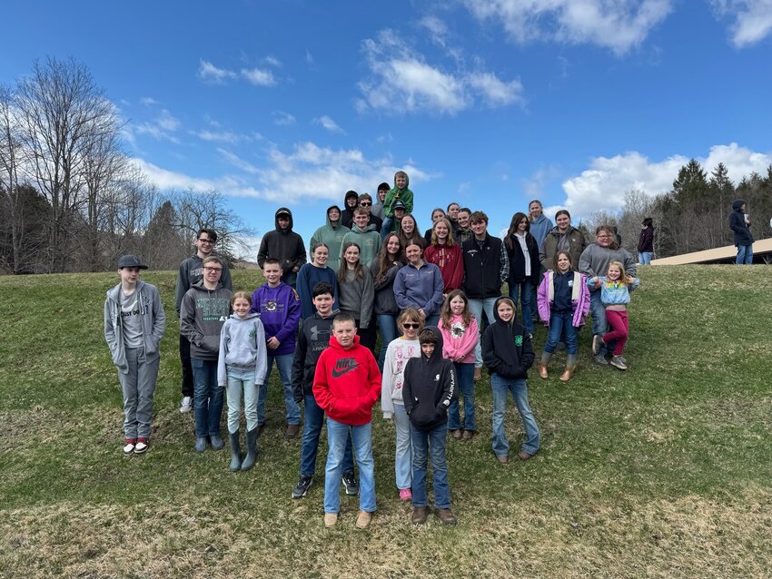 The Pleasant Mount Go-Getters 4-H Club visited the fish hatchery recently.