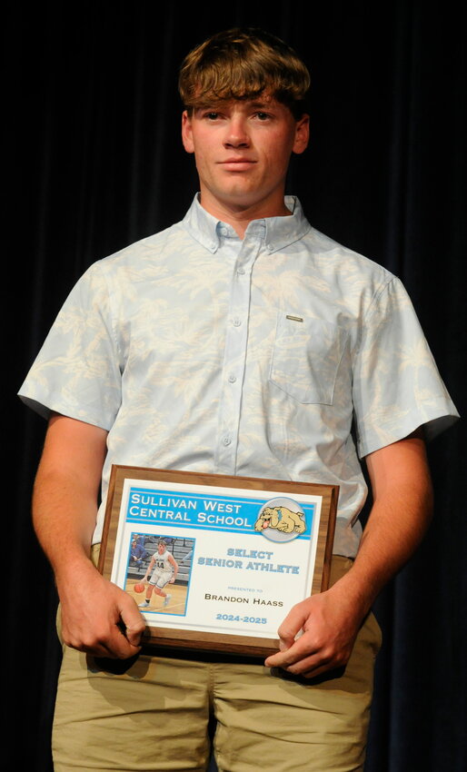 Brandon Haass received the Select Senior Athlete Award (male).