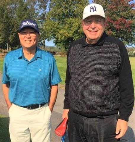 Champions of the Tarry Brae Tuesday Night Men's league are Dave Kawauchi and Jeff Altbach.