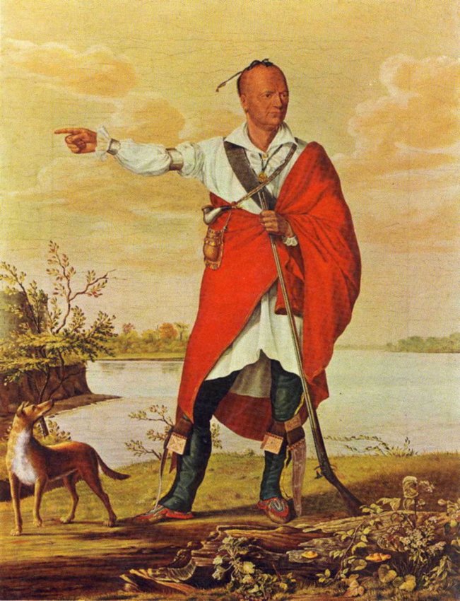 Joseph Brant as painted by William Berczy circa 1807.