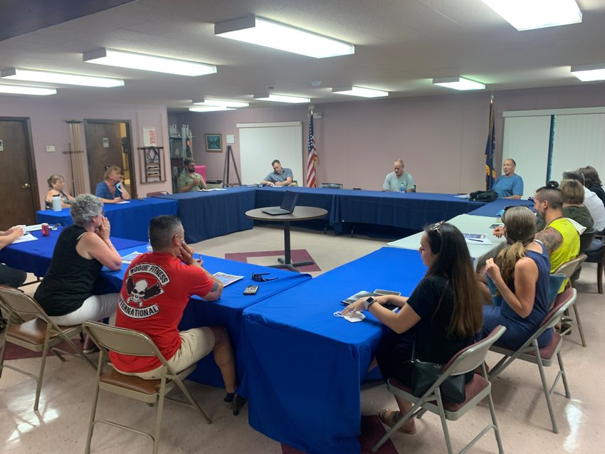 Business owners and community stakeholders met at the Town of Liberty Senior Center on August 11 to discuss ideas for their 2021 Downtown Revitalization Initiative application.