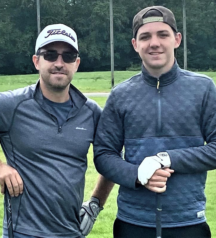 2021 Sullivan County Golf Travel League playoff champions Brian, left, and Brett Benzenberg.