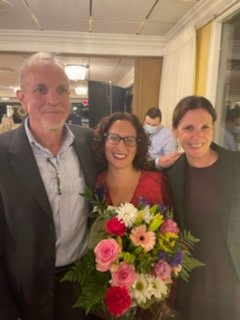 From left to right: Ben Gailey, Esq., Michele L. Babcock, Esq., Managing Partner and ATHENA Honoree, and Kelly Pressler, Esq. all Partners at Jacobowitz and Gubits, LLP.