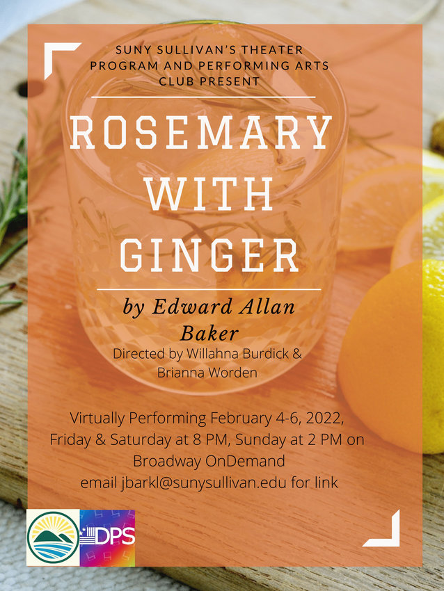 Rosemary with Ginger is one of several plays in SUNY Sullivan&rsquo;s 2021-22 theater season to investigate the circumstances of the historically marginalized disability community and attempt to foreground people whose stories have not been largely overlooked.