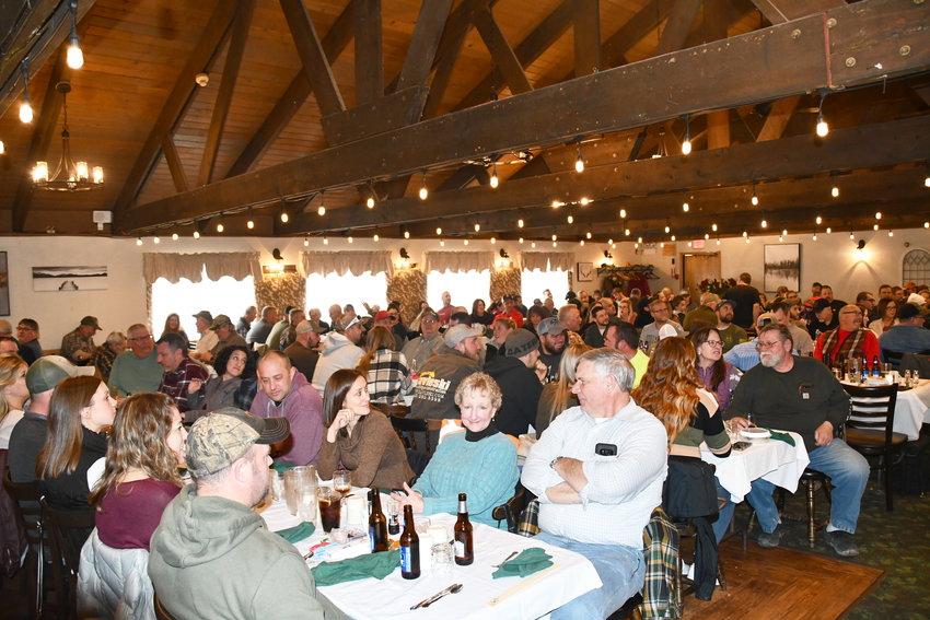The Rockland House&rsquo;s main dining room was filled to capacity as nearly 200 people attended the fundraiser.