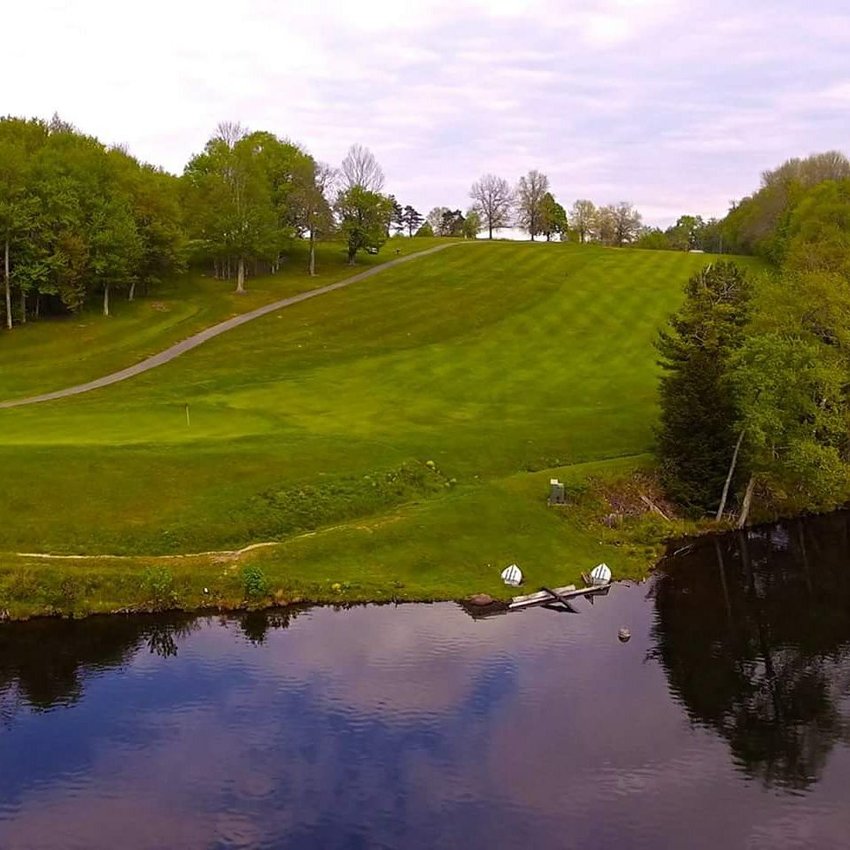 One of the scenic beautiful golf fairways at the Town of Fallsburg Tarry Brae Golf Course.