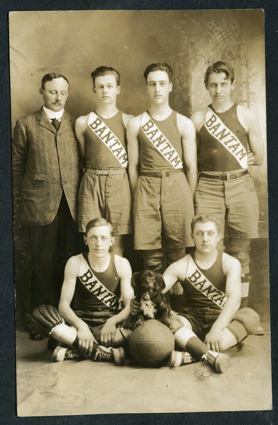 Jeff Bantams were a force:    The Jeffersonville Bantams basketball team played at the Eagle Hotel&rsquo;s hall (circa 1916) against such teams as the Youngsville Eagles, Roscoe&rsquo;s Criterion Five, Liberty&rsquo;s Emeralds, and the Lyceum Five of Monticello. The team featured Allington and Knell, forwards, Lieb, Lixfield and Brand, guards, and Bollenbach, center.  Henry &ldquo;Heiner&rdquo; Bollenbach is standing, extreme right. Alan Lieb is seated, lower right. It is likely that when the Eagle Hotel was destroyed in the Jeffersonville fire of 1918, the team lost its hall; little information could be found about the team after that. If you know the names of the others pictured above, please email obits@sc-democrat.com or call (845) 887-5200.