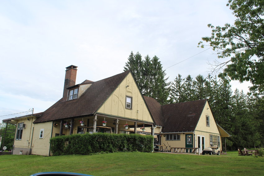 The historic Sullivan County Golf &amp; Country Club clubhouse which also housed the former Oscar Brown's Restaurant, the Clubhouse bar and lounge and a small pro shop where golfers signed in, now is only used to sign golfers in.