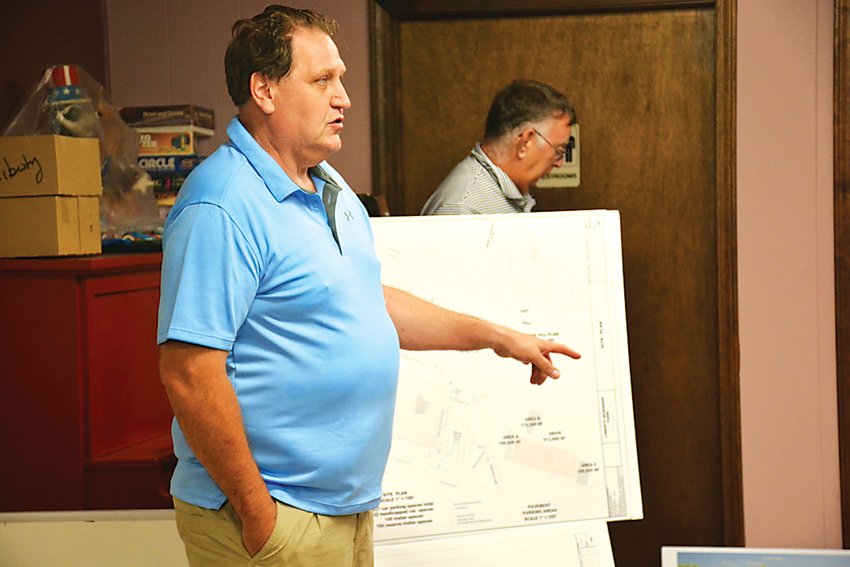 Jim Bates of Ecological Analysis was one of the individuals present at Tuesday&rsquo;s Liberty Planning Board meeting representing an applicant seeking to construct a warehouse on 468 Harris Road in Ferndale.