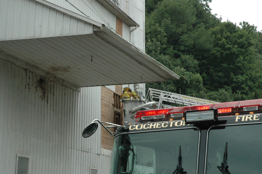 Multiple fire agencies were dispatched to Cochecton Mills, Inc. on Monday, July 18.