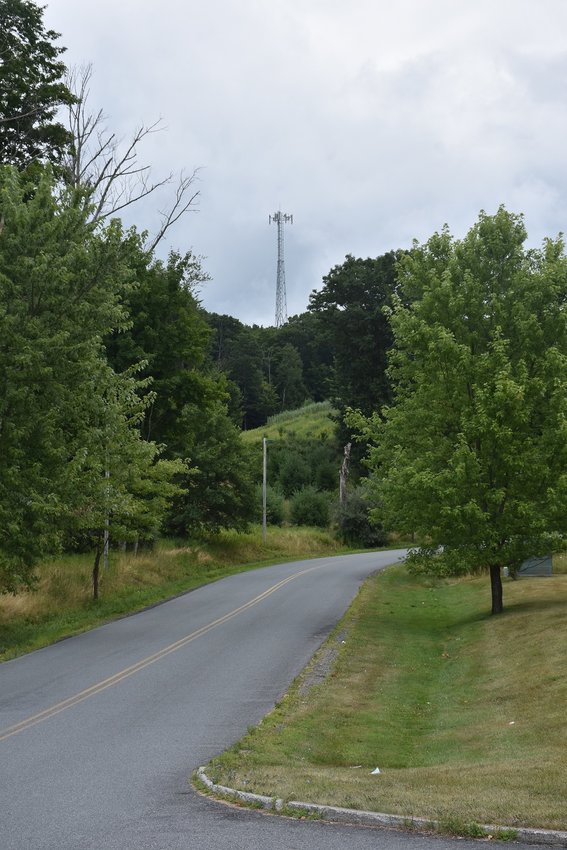 Contributed photo  This cell tower in Rock Hill, built on property acquired from the Emerald Corporate Center, now provides a public cell signal to a previously underserved area.