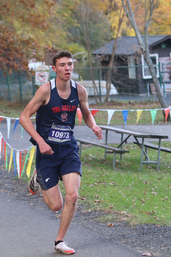 State runner-up Adam Furman easily outruns the field on his way to last fall&rsquo;s Section IX Class D title. He finished a close second at states as the Bears garnered their first-ever state title.