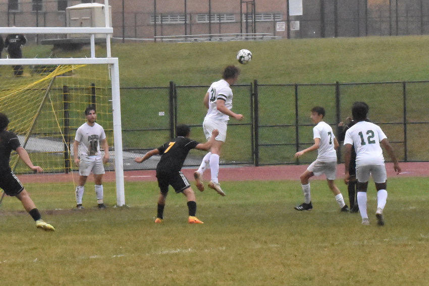 Spackenkill&rsquo;s defense kept Fallsburg out of the goal for the entirety of the game, especially No. 30, who used his head to redirect a corner kick away from the goal.