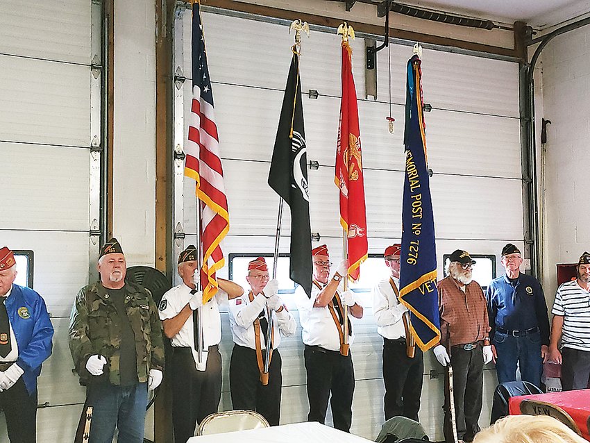 Friends and neighbors gathered in Long Eddy on Veterans Day to celebrate those who have served in the armed forces.