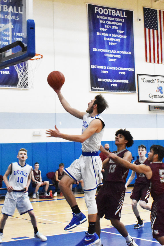 Anthony Teipelke netted 47 points in the Blue Devils&rsquo; back-to-back contests against Livingston Manor (22) and Deposit/Hancock (25).