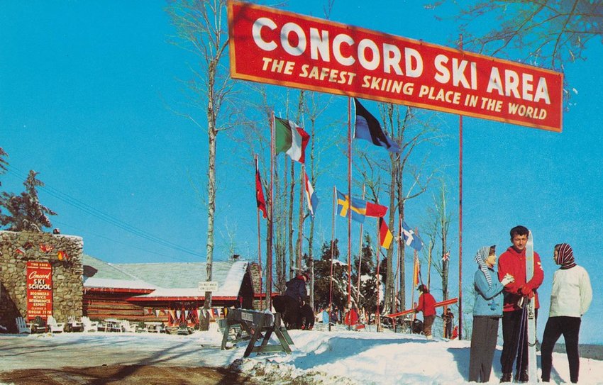 The Concord in Kiamesha Lake was the leader in winter sports activities among the Sullivan County resorts beginning in the 1950s and '60s.
