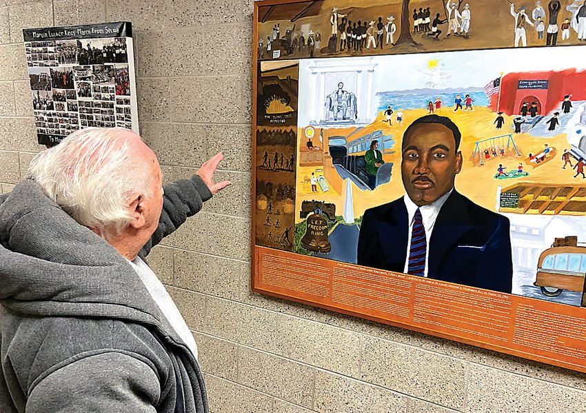 A winter window exhibit for Black History Month will be on display at the Liberty Museum, 46 South Main St., Liberty throughout the month of February.
