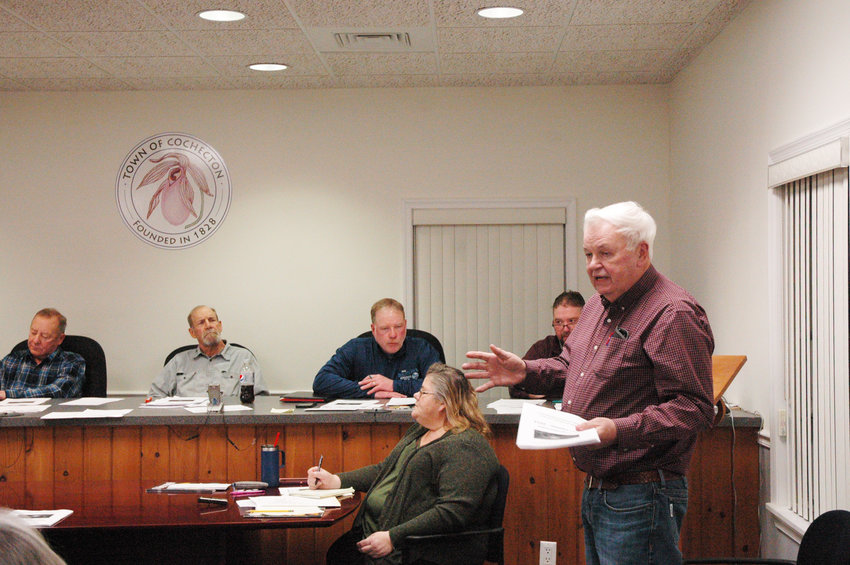 Planning Consultant Tom Shepstone presented an updated town comprehensive plan to the Cochecton Town Board on February 8.