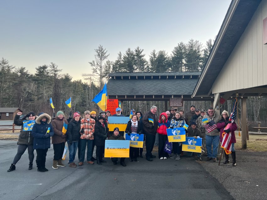 Sullivan County residents show their unity and their pride for the sovereign nation of Ukraine as they continue to fend off Russian aggression.