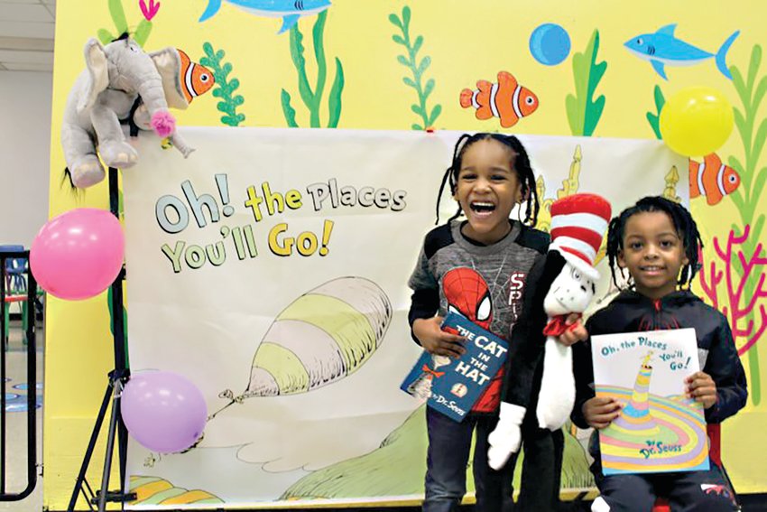 Students enjoyed a night of Dr. Seuss-themed fun.