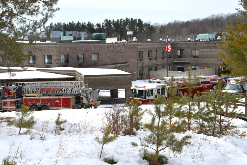 First responders quickly sprang into action on Sunday after an activated fire alarm at the Care Center at Sunset Lake.