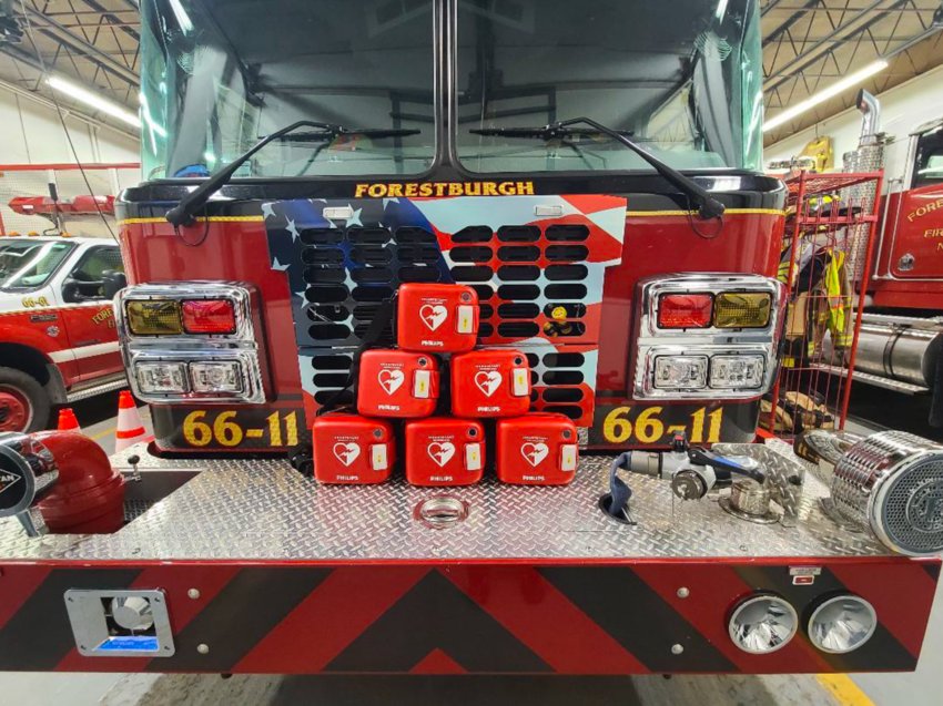 Thanks to the donations from their annual fundraiser, the Forestburgh Fire Department purchased six brand new AEDs for their line officers&rsquo; vehicles.