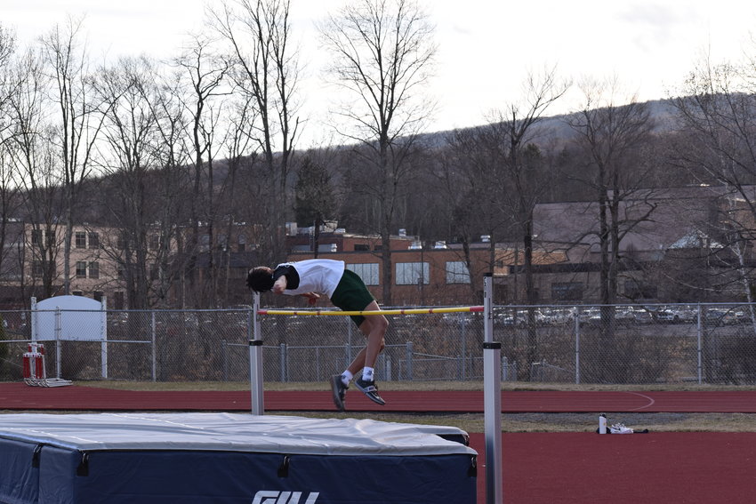 Trai Kaufmann surpassed the 5-2 mark in the high jump, finishing first in the event.