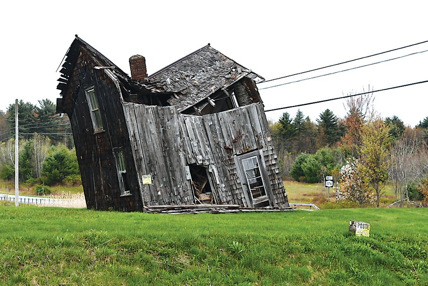 &lsquo;Halsey Corners&rsquo; Home:      Many people have passed this dwelling at the corner of 17B and Route 115 in Bethel (Pucky Huddle Road) and wondered how soon it will succumb to gravity. Its legacy as part of the Halsey Corners of West Bethel is nearly forgotten, because it likely had its beginning well over a century ago. In 1984, Bethel Historian Beatrice Schoch wrote: &ldquo;According to Mr. Ralph MacArthur, who owns this building and in whose family it has been for many years before the little building was built, this was never a toll house. It was a wash house behind the barns that were used as a way station for teamsters hauling a distance too great for one team or without a rest. It was moved where it is now about 1900 and used for some years as a home.&rdquo; The Halsey Inn, which stood across from this on 17B, was reportedly owned by two of Mr. MacArthur&rsquo;s aunts at one time; his mother was a Halsey before marriage. In the 1850 U.S. census, David Halsey is listed as an innkeeper in Bethel, and the inn is depicted across the road on the 1856 Gates map and the 1875 Beers Atlas. The late Callicoon historian Charles S. Hick wrote in the Sullivan County Record in 1944 about the Halsey Four Corners (as the intersection had been known), adding that they were also known sometimes as the McArthur Four Corners: &ldquo;Many of you remember the ruins of the old tavern and the numerous barns that were a part of the es&shy;tablishment... Here the horses on the turnpike stage coach were changed at that time and the passengers were provided with meals [at the hotel]... Every one was served with a meal, fresh horses were hitched to the coach, and every one was on his way with as little loss of time as possible.&rdquo;