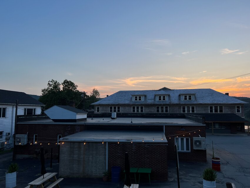 The roof of the Big Eddy Brewing Company at 93 Main Street was reported to have a minor leak, which will be fixed by the town due to their previous ownership of the property.