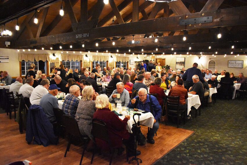 Sportsmen packed the Rockland House for their annual dinner.